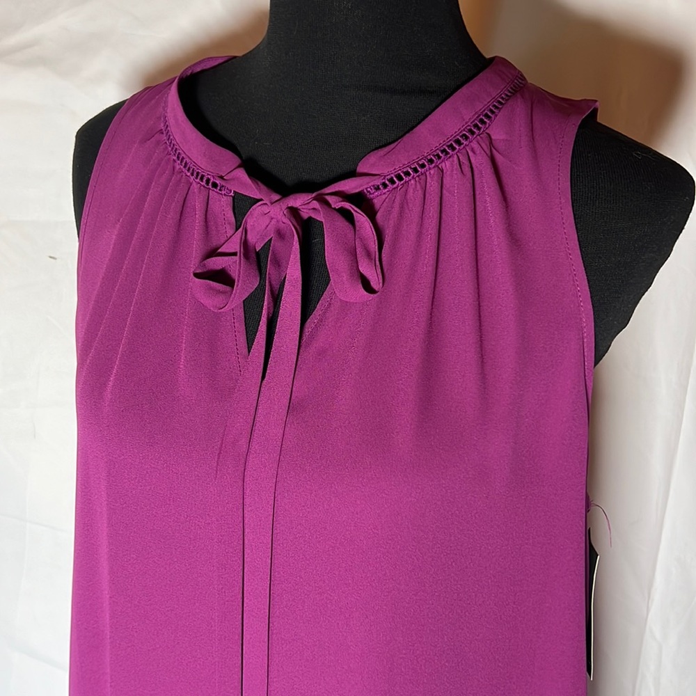 Mossimo @ Target Sleeveless Tunic with Lace Details Top, size L